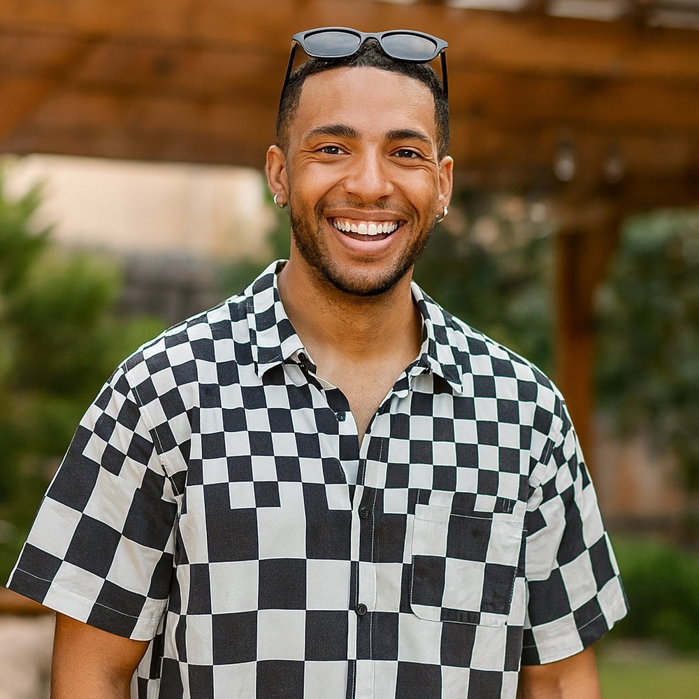 Shouthouse black & white check - Men’s XL Casual buttondown